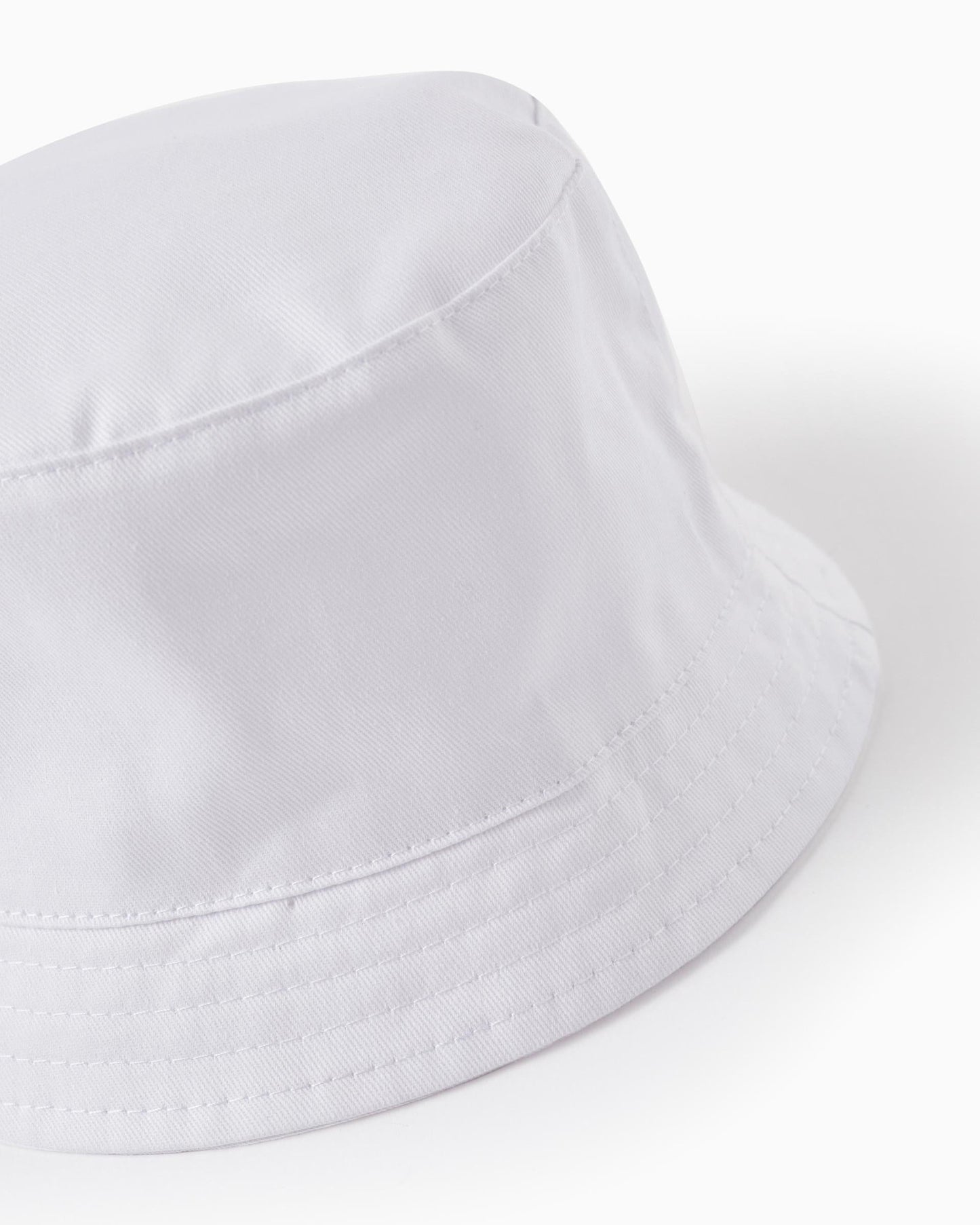 Twill Hat for Baby and Child, White