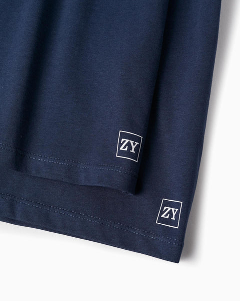Pack of 2 Short Sleeve T-Shirts for Boys, Dark Blue