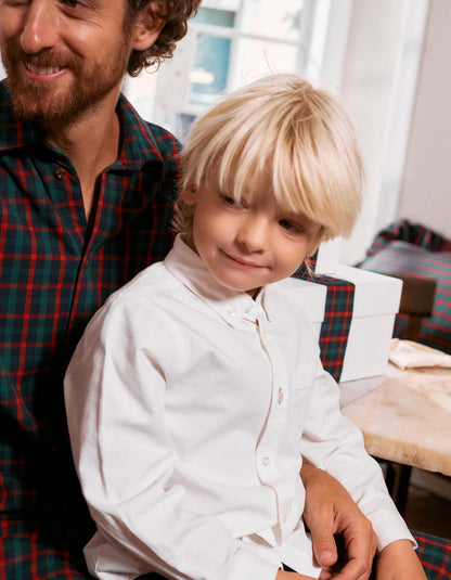 Cotton Shirt for Boys, White