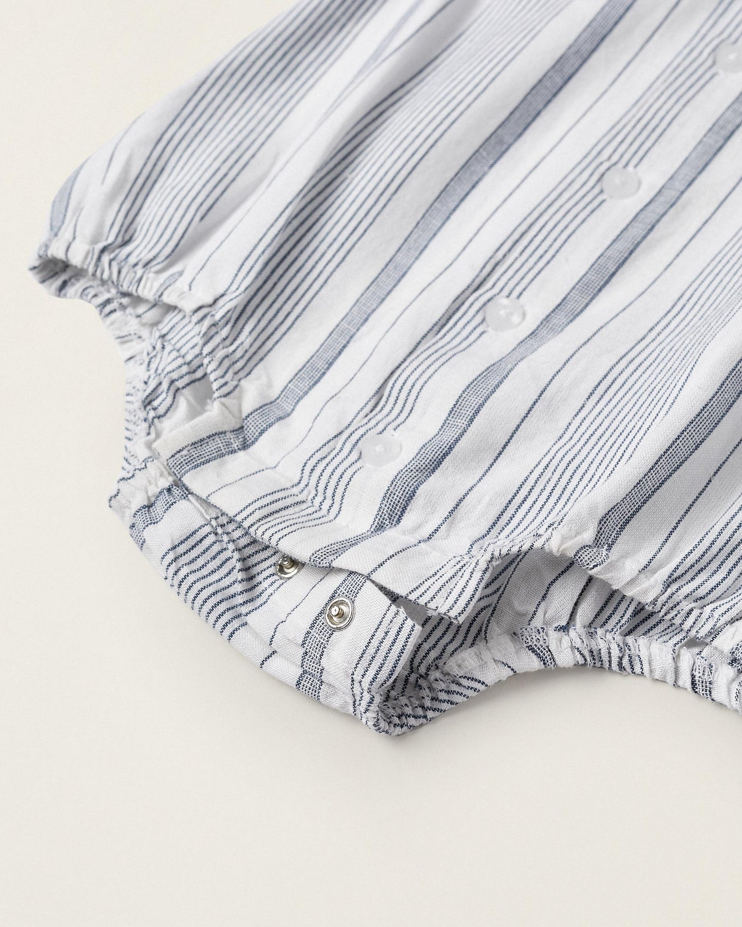 Striped Bodysuit-Shirt for Newborn Boys 'B&S', Blue