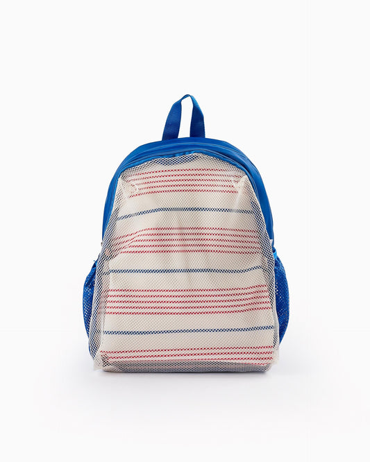 Backpack for Baby and Boy, Blue/White/Red