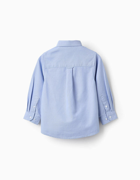 Cotton Shirt for Baby Boys, Light Blue