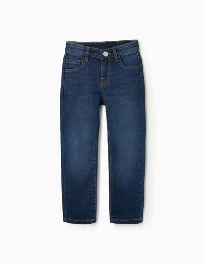 Denim Trousers for Boys 'Straight Fit', Dark Blue