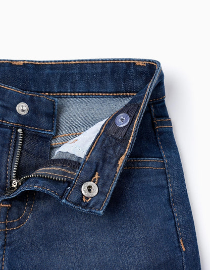 Denim Trousers for Boys 'Straight Fit', Dark Blue