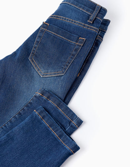 Denim Trousers for Boys 'Straight Fit', Dark Blue