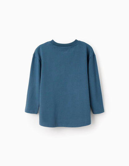 Long Sleeve T-shirt for Girls 'Artist', Turquoise