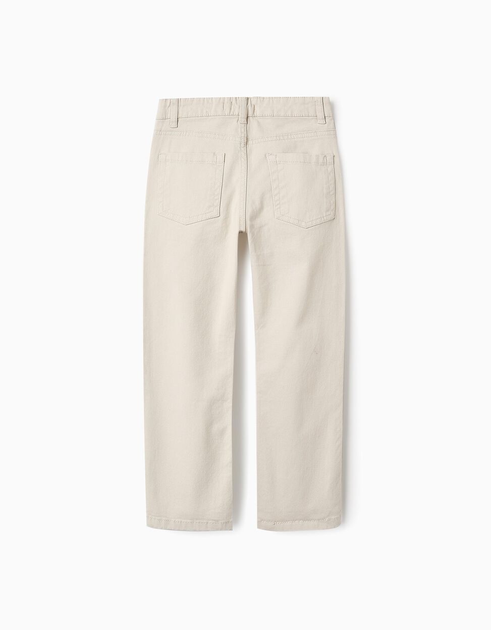 Twill Trousers for boys 'Slim Fit', Beige