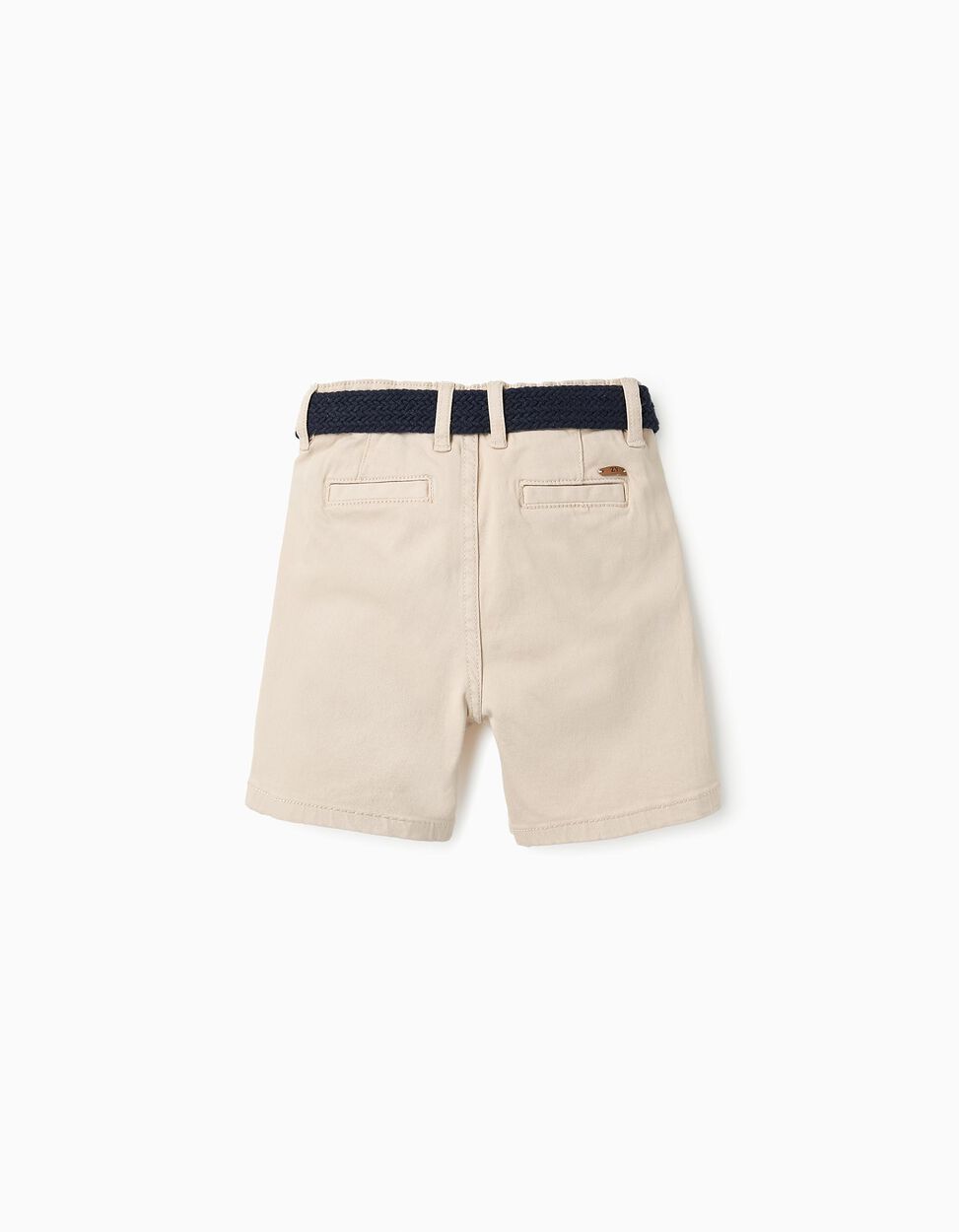 Chino Shorts with Belt for Baby Boys, Beige