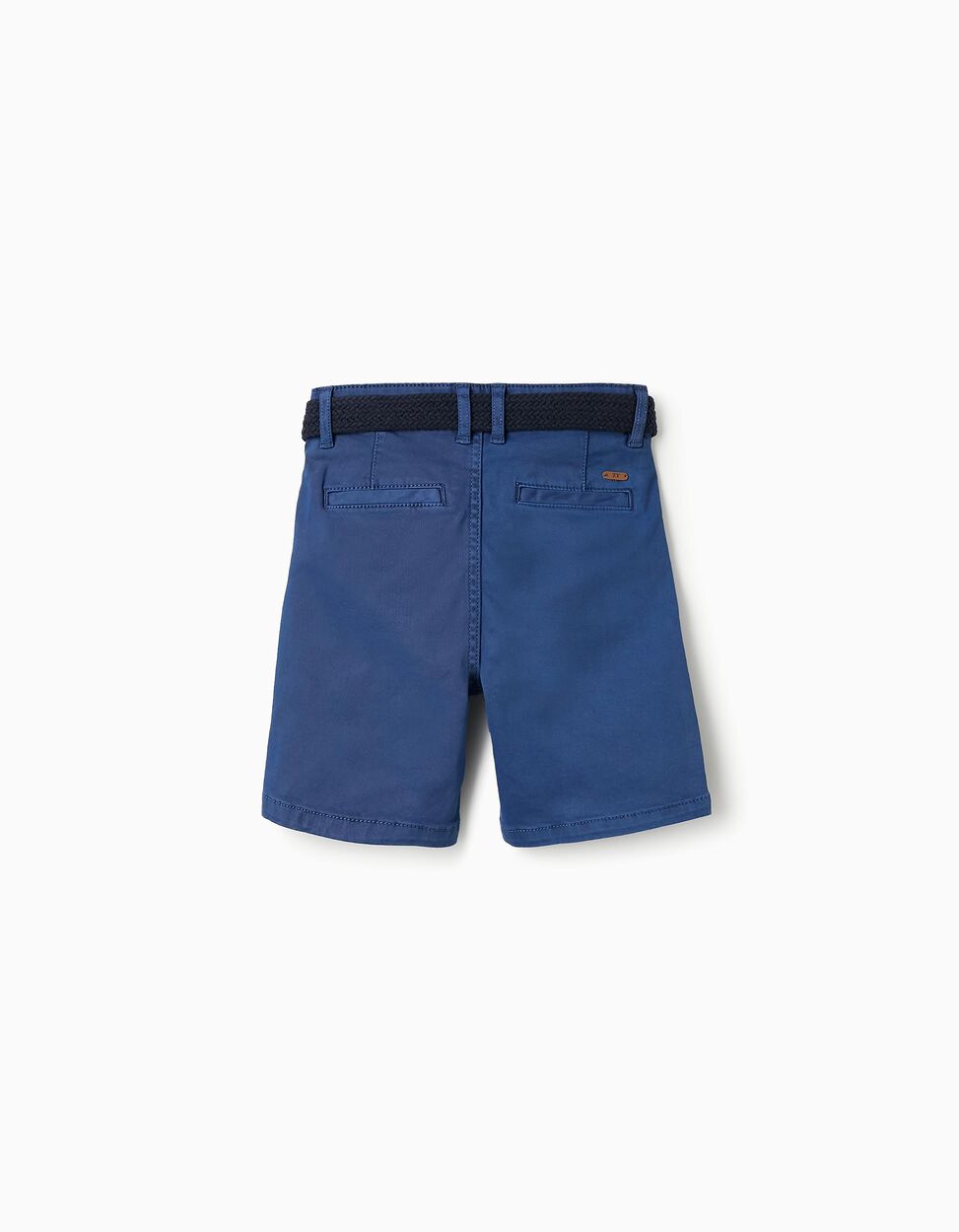 Chino Shorts with Belt for Boys, Blue