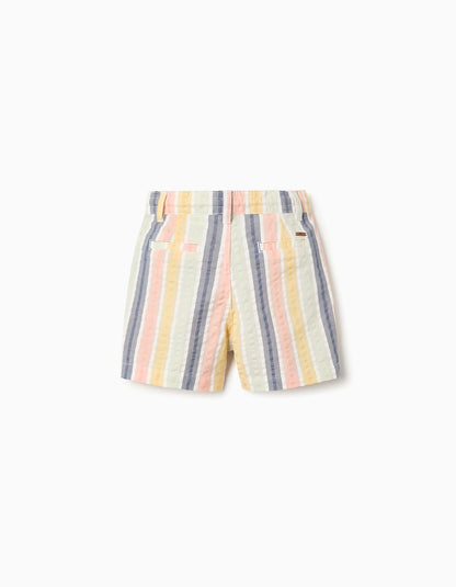 Striped Cotton Shorts for Baby Boys 'B&S', Multicolor