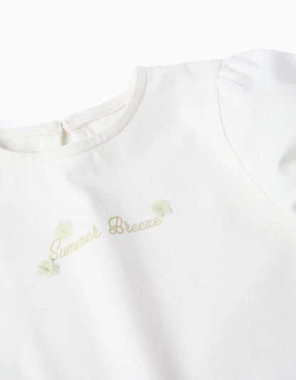 T-shirt + Striped Skort for Baby Girls 'B&S', Multicolour