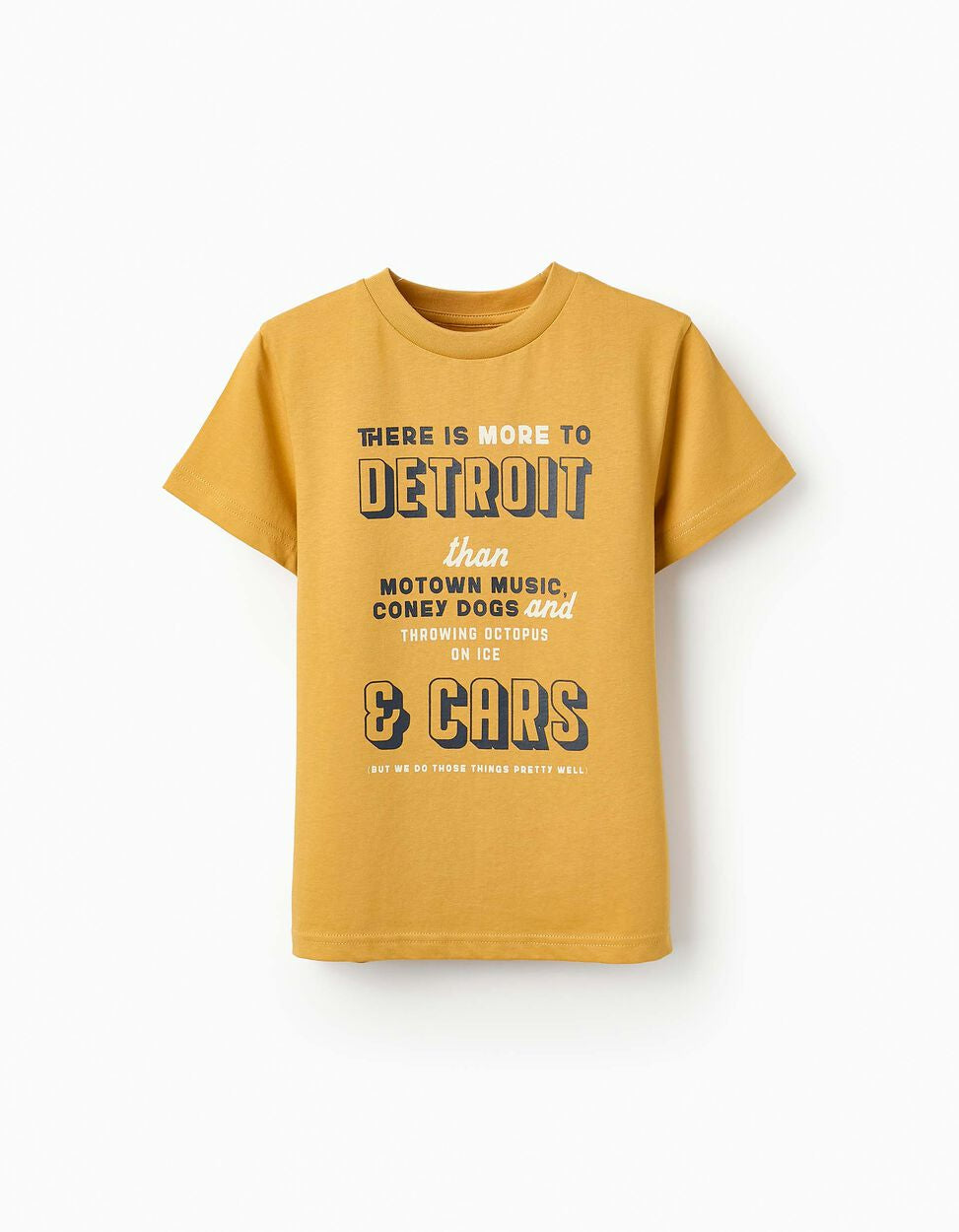 Cotton T-shirt for Boys 'Detroit', Yellow