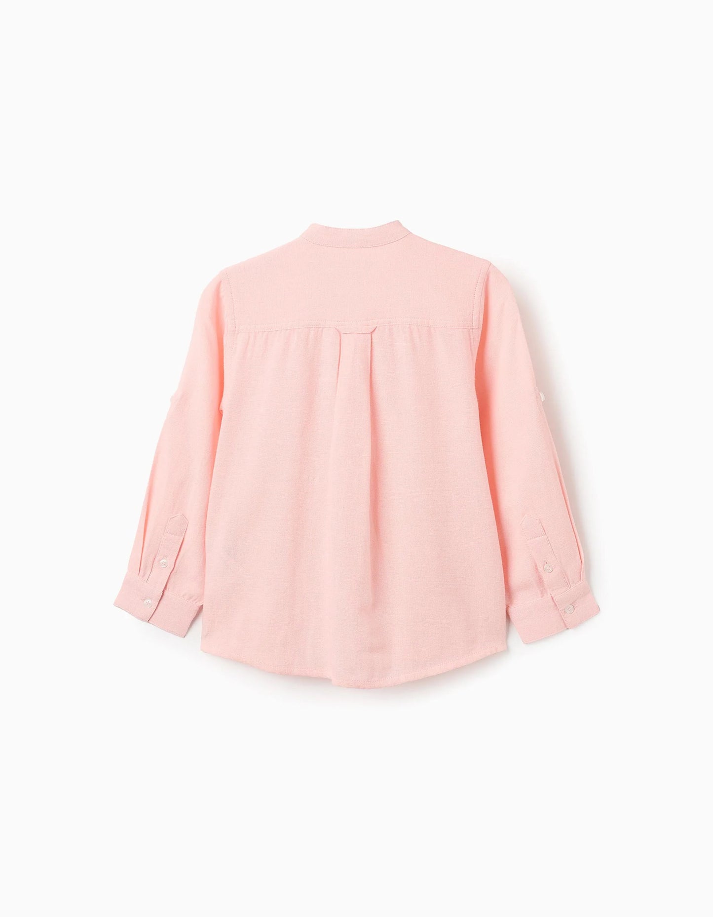 Shirt with Mao Collar for Boys, Pink