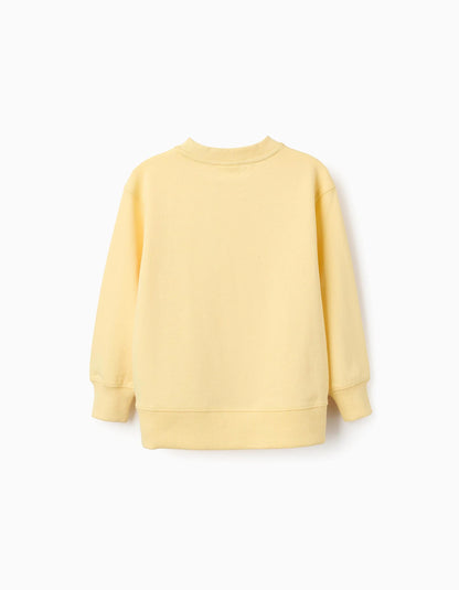 Printed Sweatshirt for Boys 'Lighthouse', Yellow