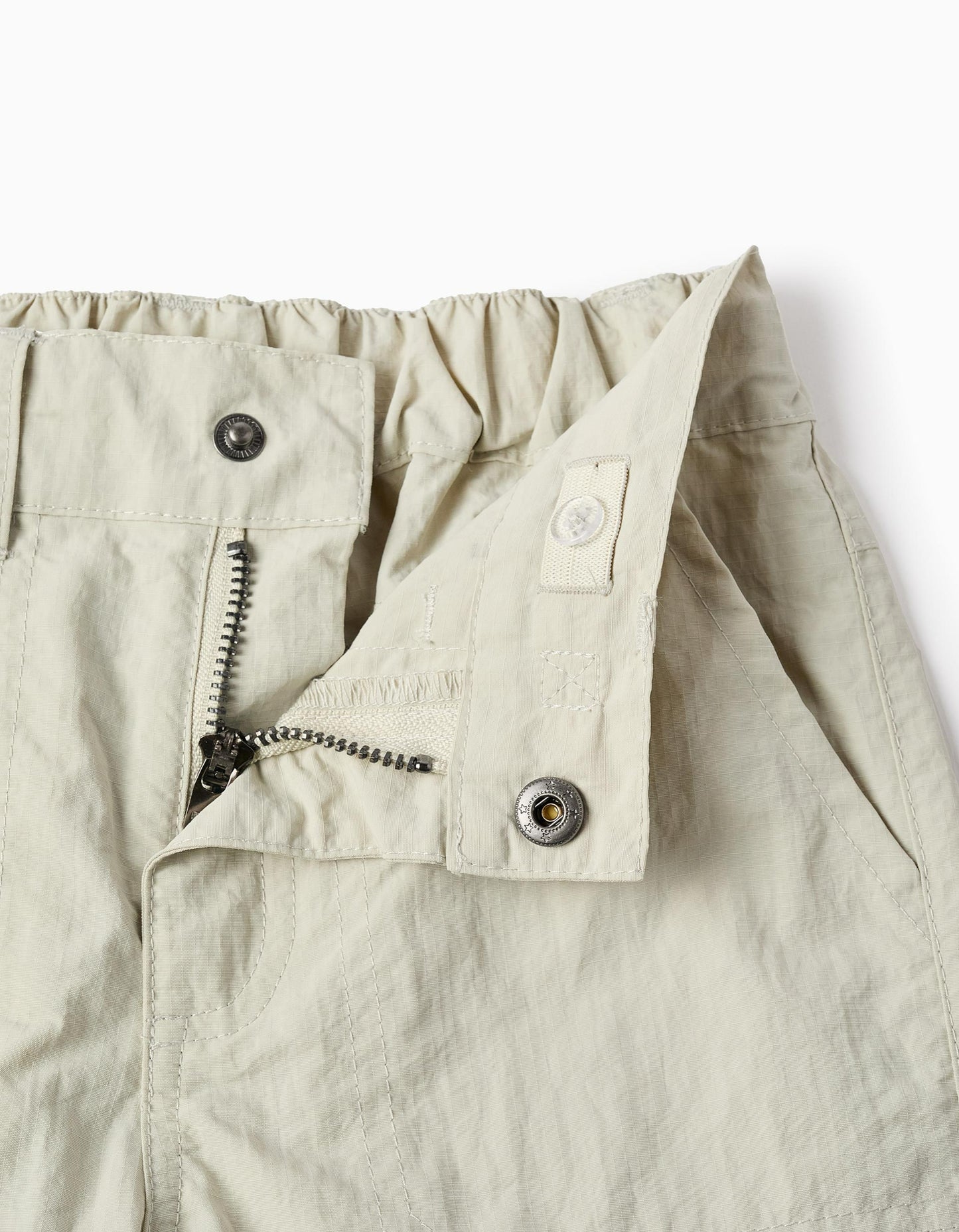 Cargo Ripstop Trousers for Boys, Beige
