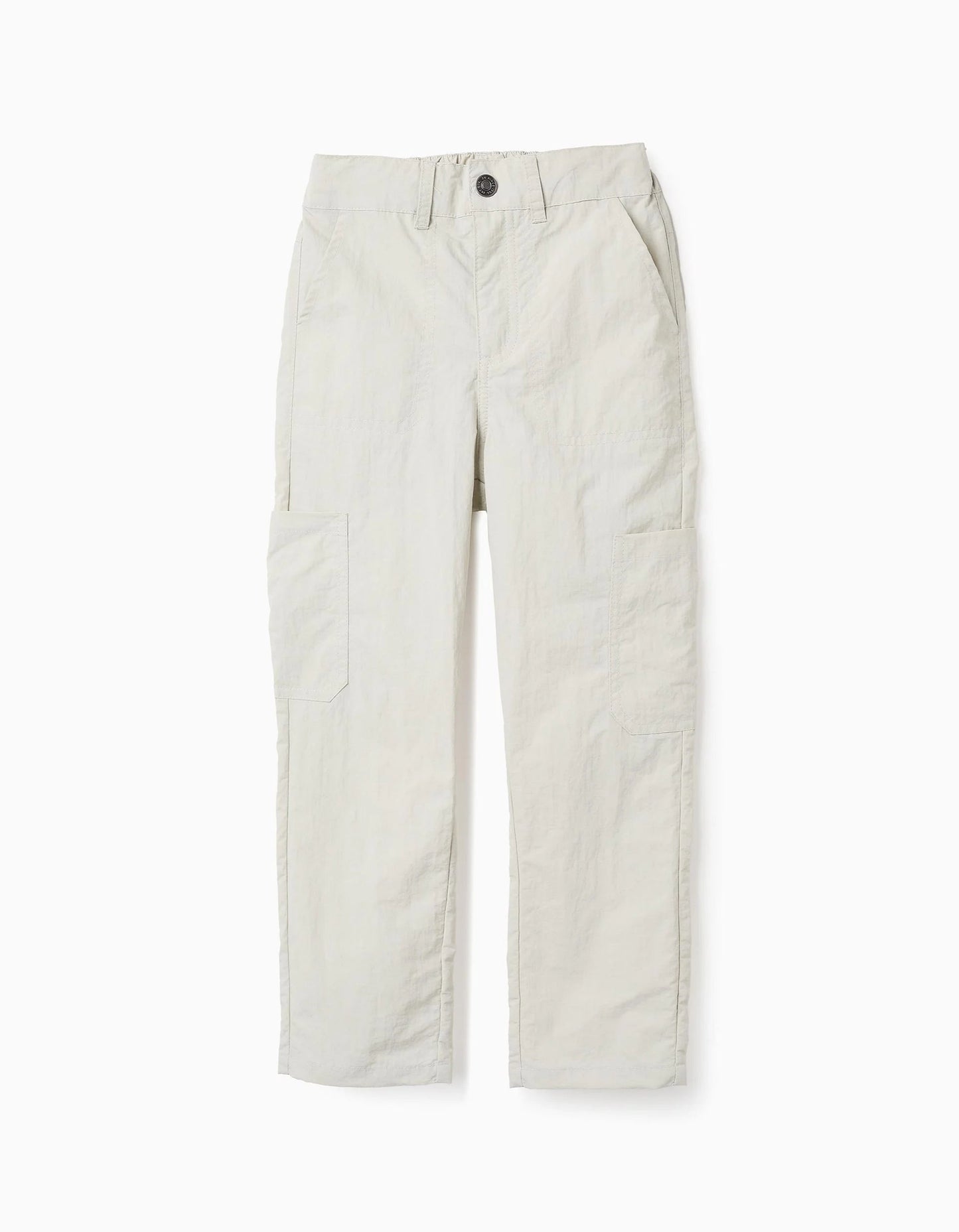 Cargo Ripstop Trousers for Boys, Beige