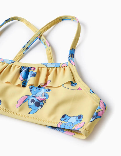 Frilled Bikini for Girls 'Stitch', Yellow