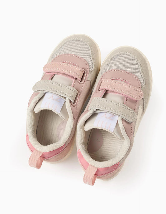 Trainers for Baby Girls 'ZY Move', Pink/Beige