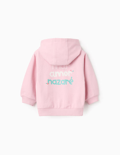 Hooded Jacket for Baby Girls, Pink