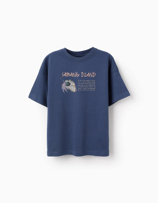 Cotton T-shirt for Boys 'Sabang', Blue