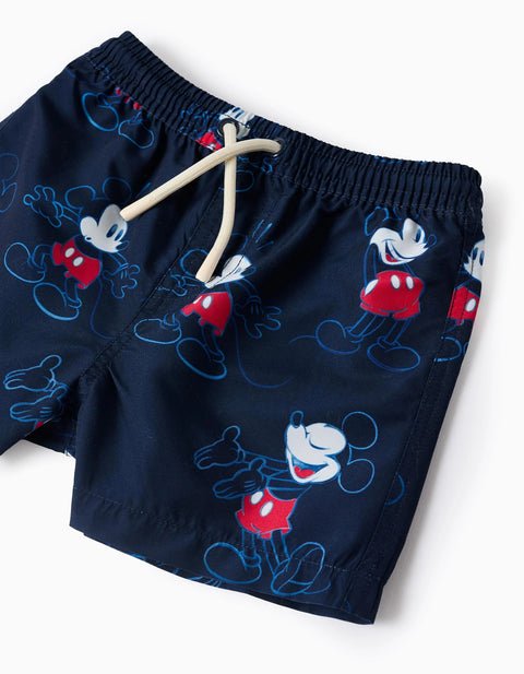Swim Shorts for Baby Boys 'Mickey', Dark Blue