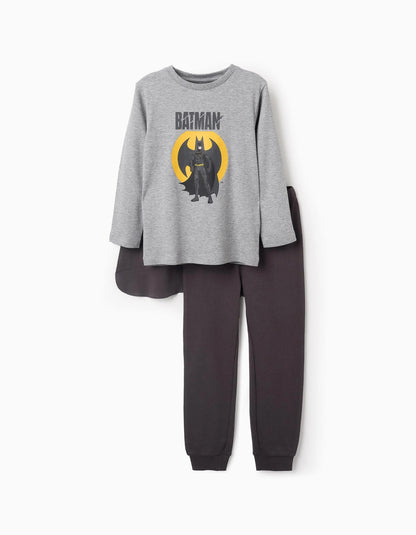 Pyjama with Removable Hood for Boys 'Batman', Grey