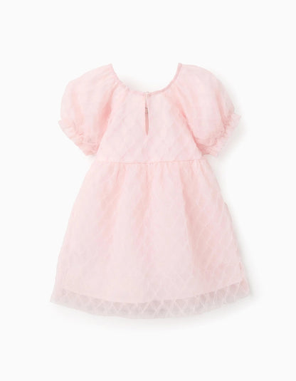 Tulle Dress for Baby Girls, Light Pink