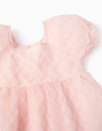 Tulle Dress for Baby Girls, Light Pink