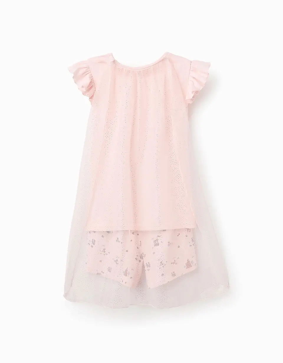 Pyjama Vest top + Shorts + Cape for Girls 'Snow White', Pink