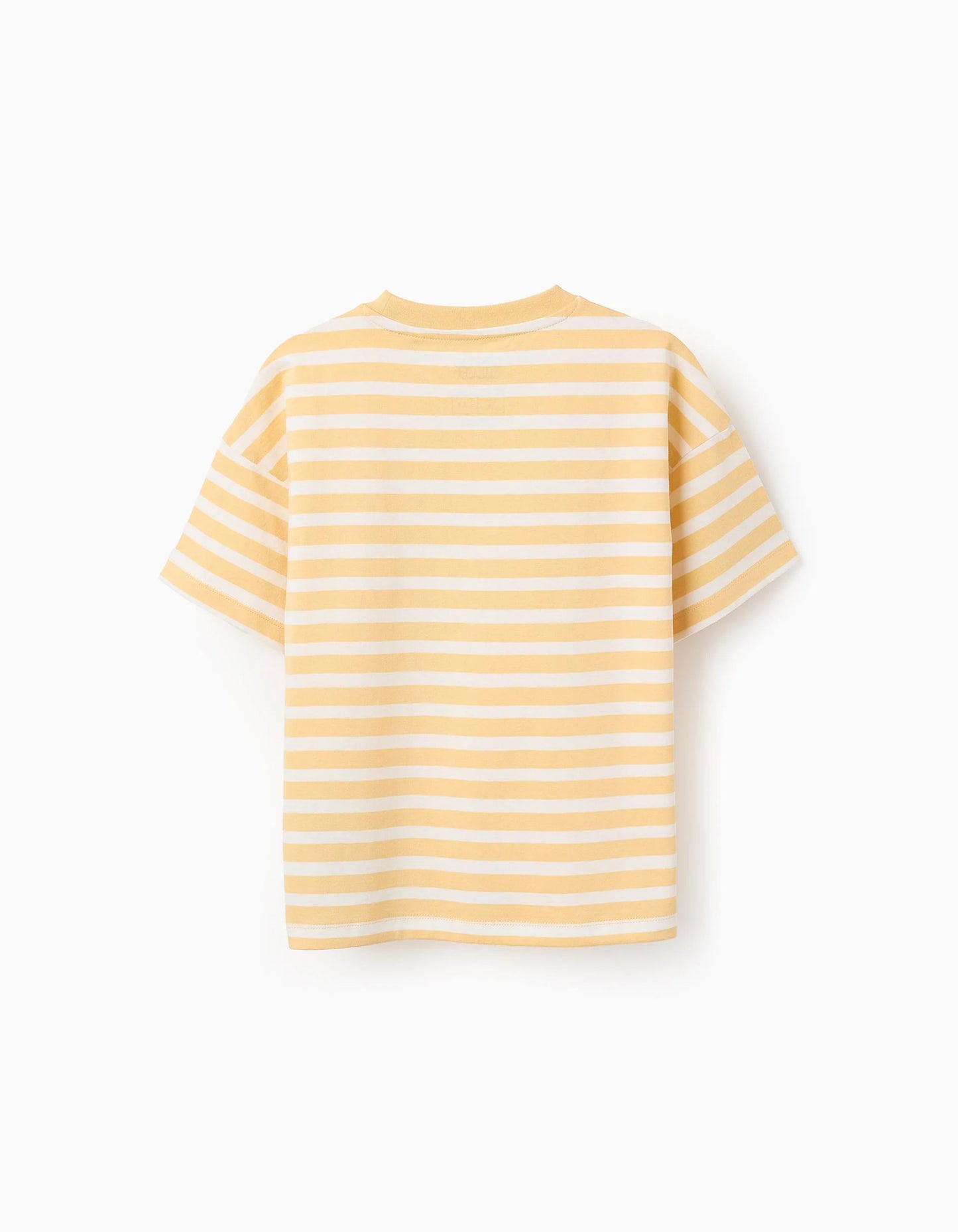 Striped T-shirt for Boys 'Looney Tunes', Yellow/White