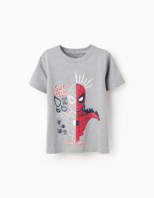 T-shirt for Boys 'Spider-Man', Grey