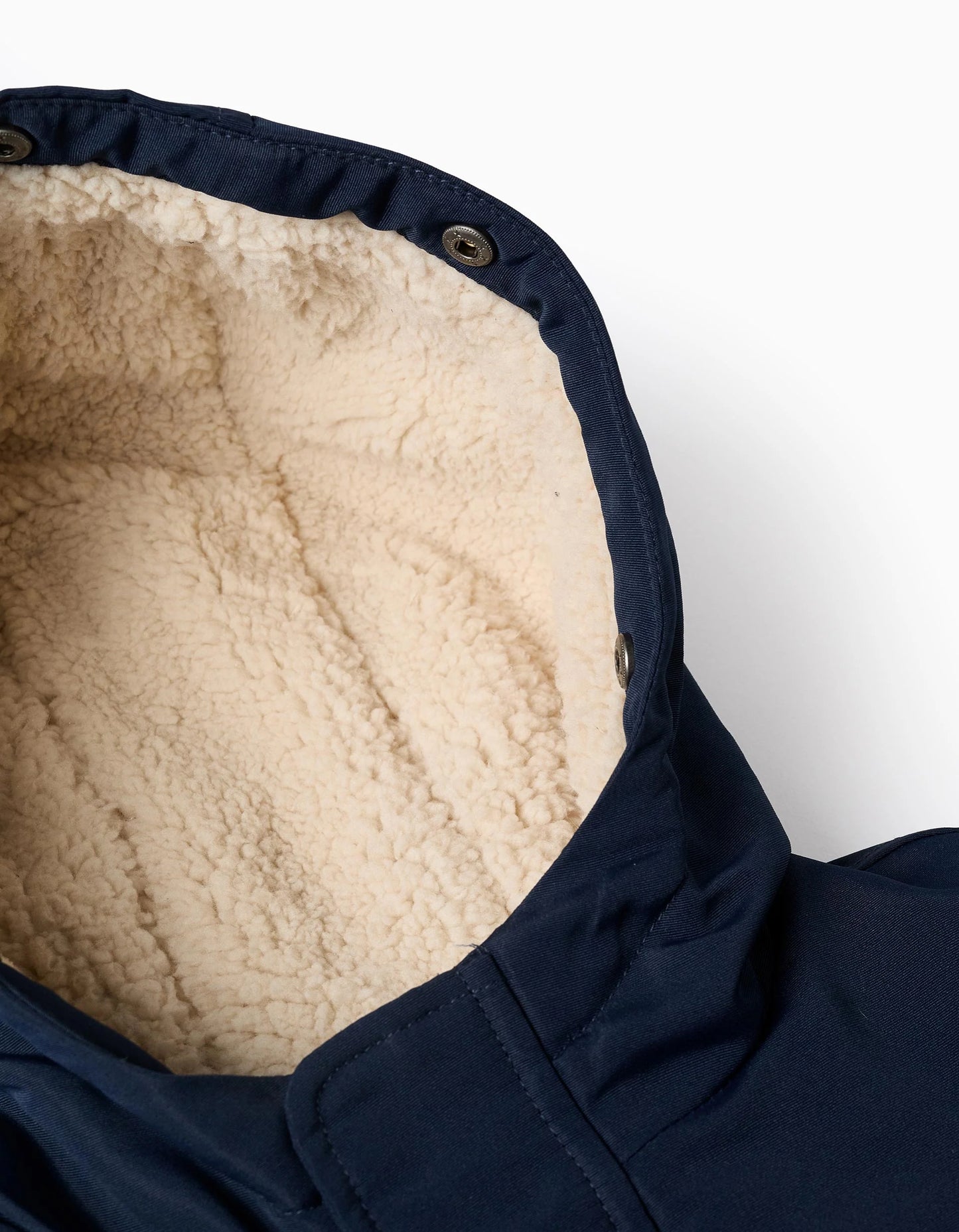 Padded Parka with Removable Fur Hood for Boys, Blue