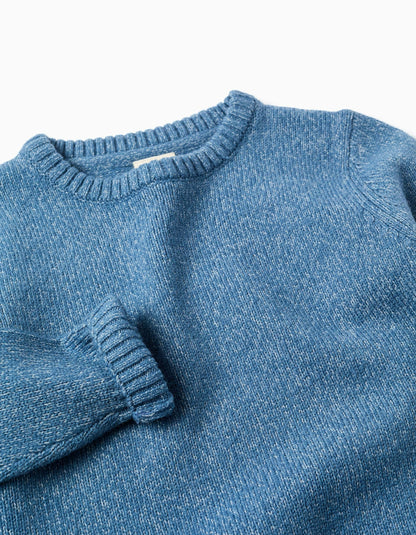 Mesh Effect Jumper for Boys, Blue