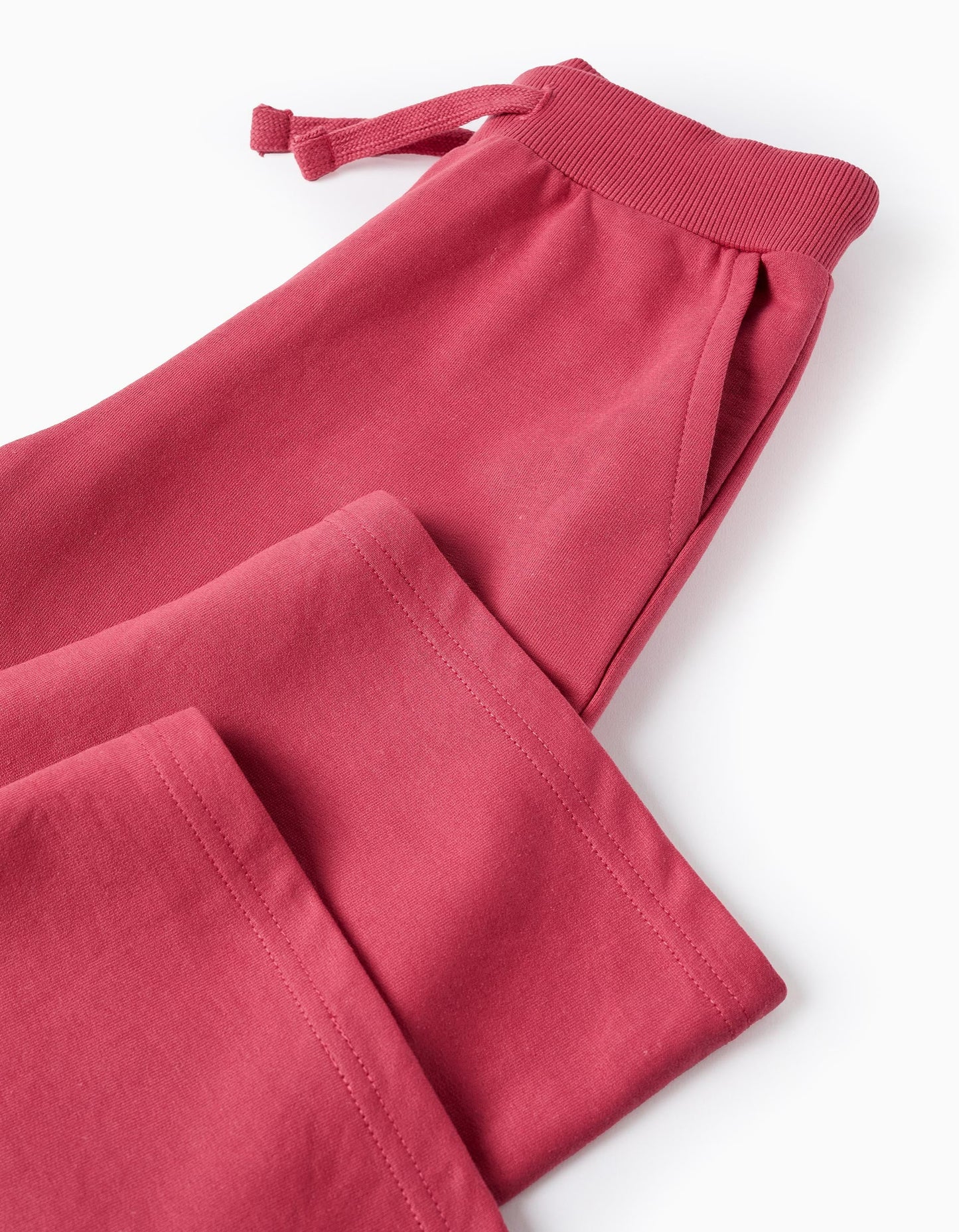 Wide Leg Joggers Trousers for Girls, Pink