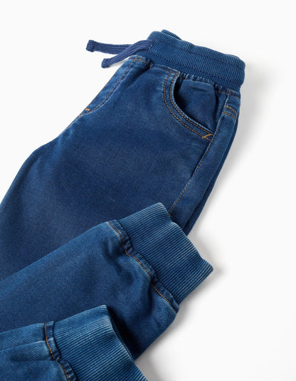 Slim Joggers Jeans for Boys, Dark Blue