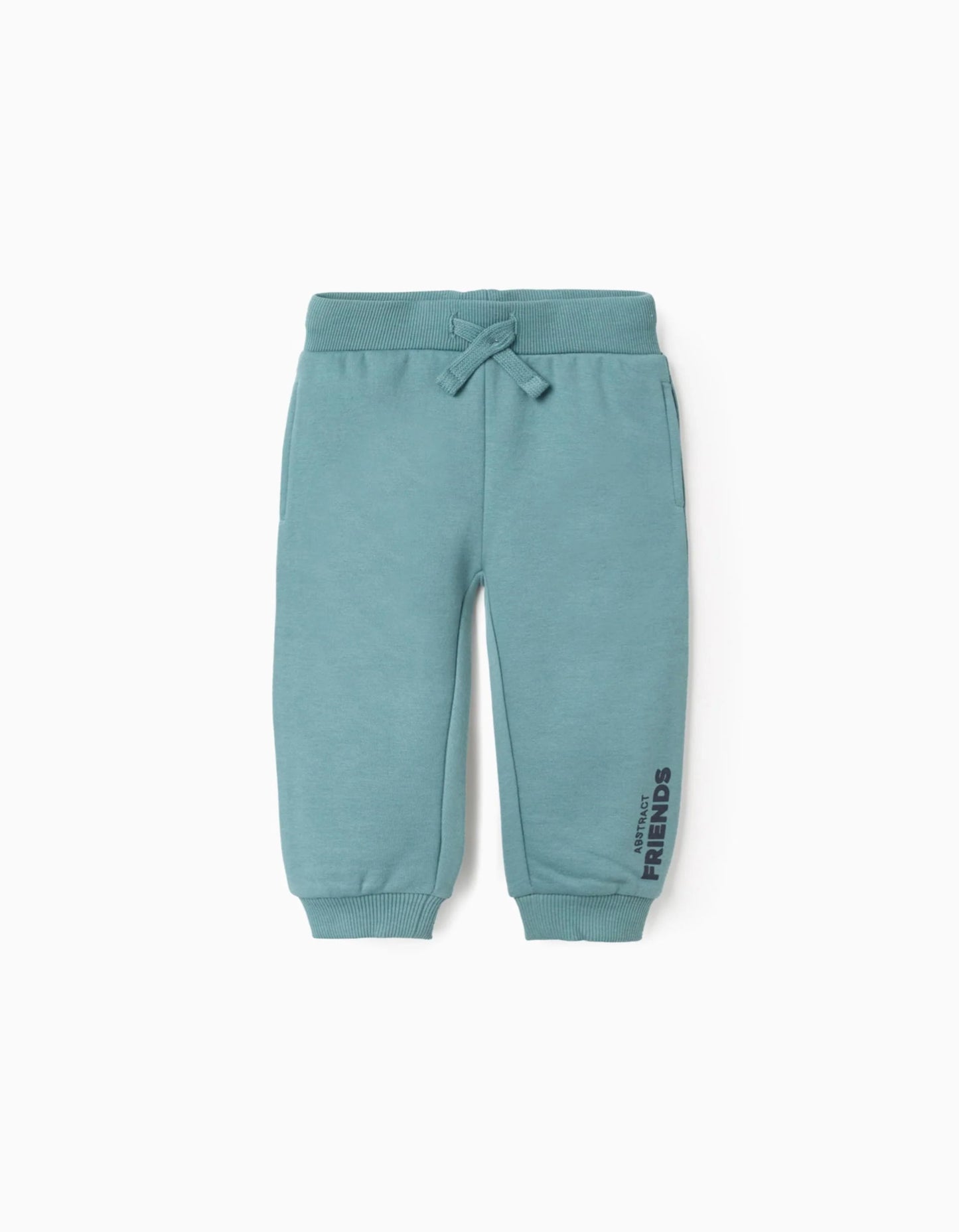 Brushed Joggers for Baby Boys 'Friends', Turquoise