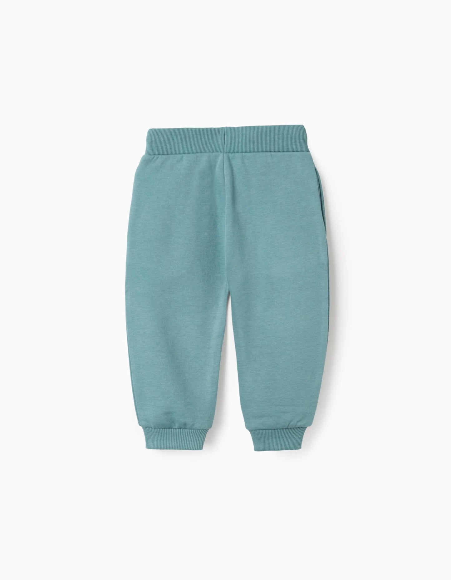 Brushed Joggers for Baby Boys 'Friends', Turquoise