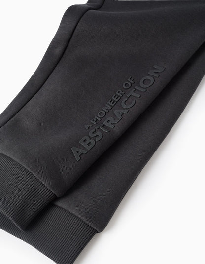 Slim Fit Joggers for Boys, Dark Grey