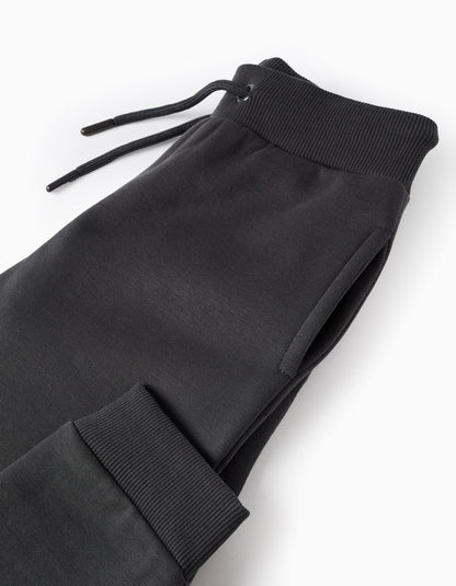 Slim Fit Joggers for Boys, Dark Grey
