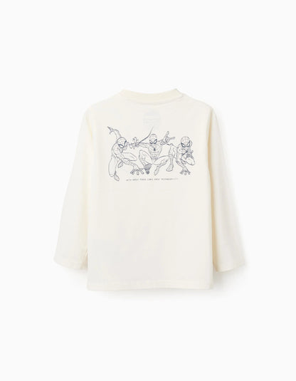 Long Sleeve T-shirt for Boys 'Spider-Man', White