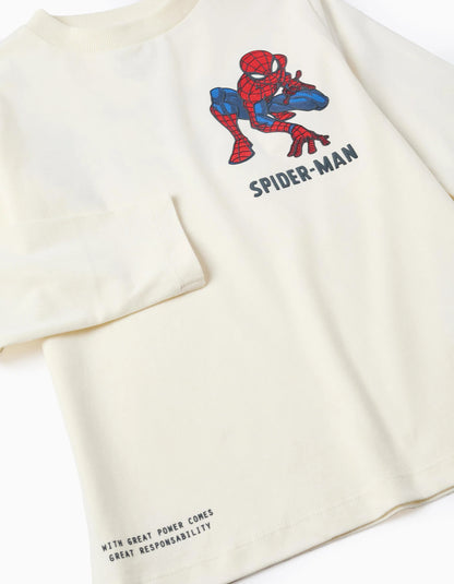 Long Sleeve T-shirt for Boys 'Spider-Man', White