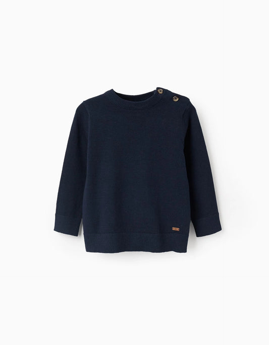 Fine Jumper for Baby Boys, Dark Blue