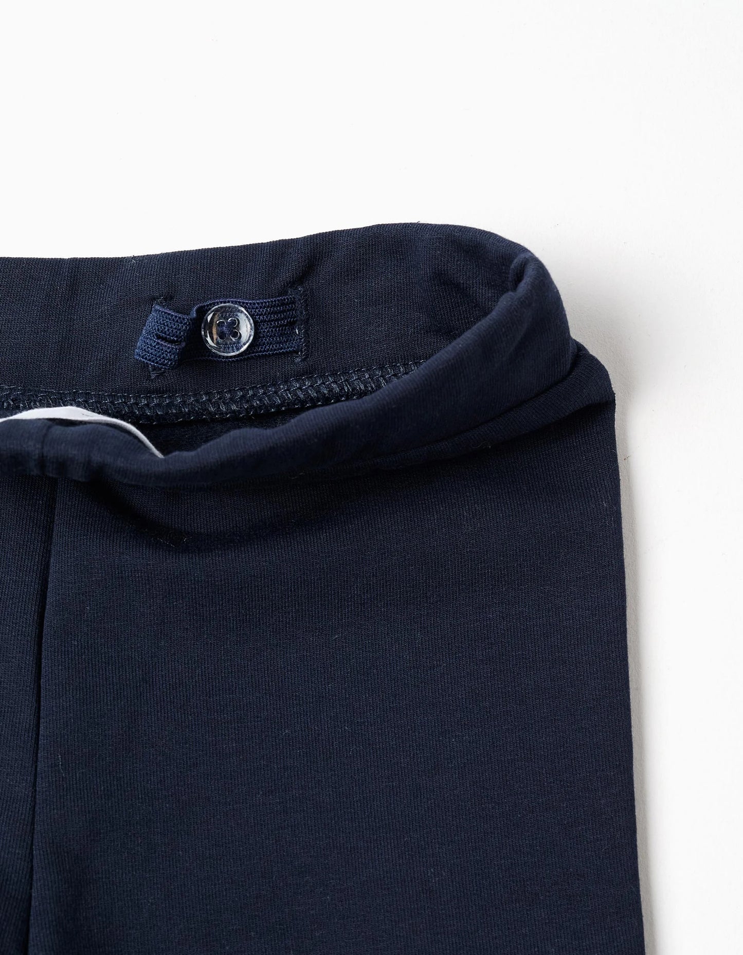 Brushed sweatshirt + leggings set for baby girls, light green/blue