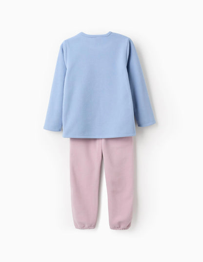 Polar Fleece Pyjamas for Girls 'Stitch', Blue/Pink