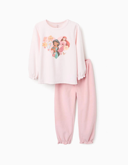 Velour Pyjama for Girls 'Jasmin, Ariel & Sleeping Beauty', Pink