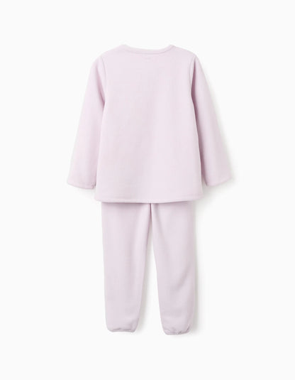 Polar Fleece Pyjamas for Girls 'Monsters of Emotions', Lilac