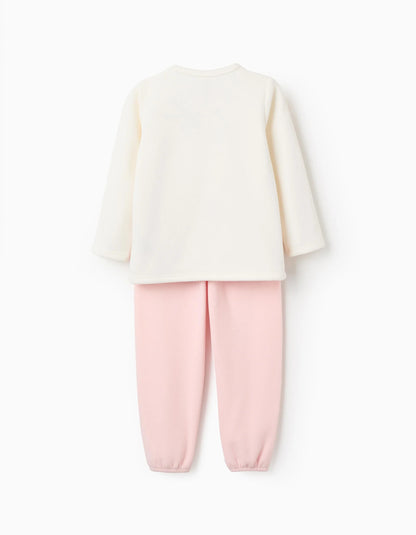 Polar Pyjama for Girls 'Monster of Emotions', White/Pink