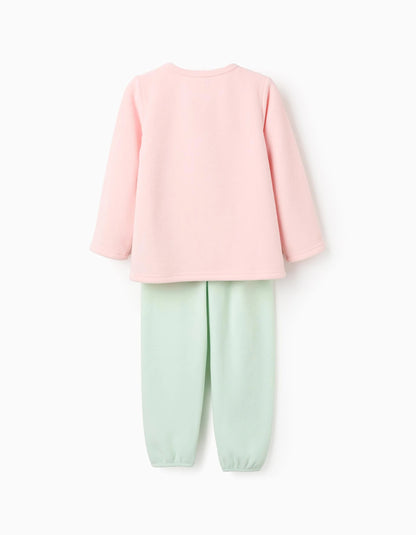 Polar Pyjama for Girls 'Monsters of Emotions', Pink/Green