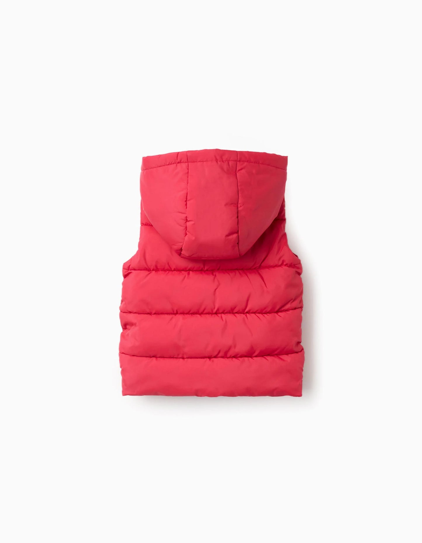 Hooded Padded Gilet for Baby Boys, Red