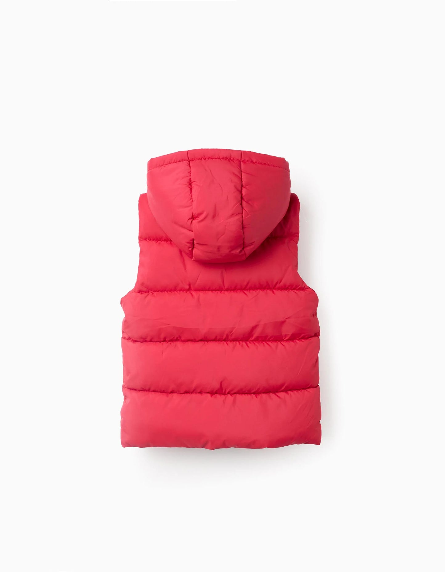 Hooded Padded Gilet for Boys, Red